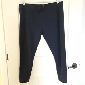 Woolx Women's Stella Merino Wool Leggings in Deep Navy Blue Size 2X - Picture 1 of 10