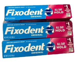 Fixodent Complete Original Prothesen Haftcreme 2,4oz X3 - Bild 1 von 1