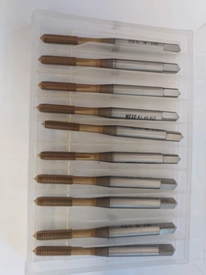 Gewindebohrer M5x0.8 Din2174/C HSSE-V3 TIN mit Schmiernuten Durchgangsgewinde - Bild 1 von 2