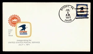 DR WHO 7-1-71 FDC DYSART PA M41762 - Picture 1 of 2