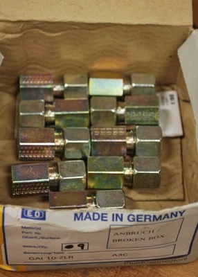 Conector neumático Parker GAI10-ZLR A3C, lote de 9 - NUEVO Foto 1 de 3