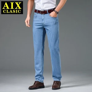 Stylish Slim Fit Blue Denim Skinny Jeans - Trendy & Comfortable Casual Pants - Picture 1 of 16