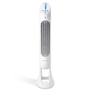 Honeywell QuietSet Whole Room Oscillating Tower Fan with Remote White Floor Fan - Picture 1 of 8