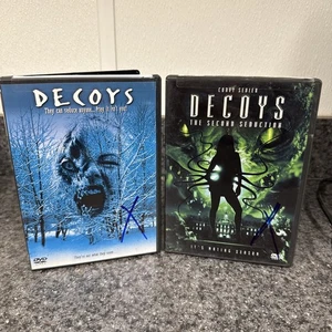 Decoys 1 & 2 DVD seltene sexy Filme - Verführung Horror! Konvolut HALLOWEEN SCHIFF 🎃 - Bild 1 von 4