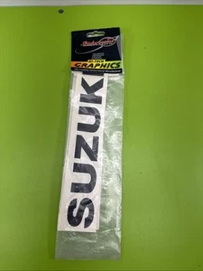 Sticker Point 109006 Carbon Fiber Suzuki Logo Decal Approx. Size 9"x2" NOS - Picture 1 of 6