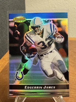 Bowman's Best Preview Refractor Edgerrin James 2000 #BBP9 HOF SP Colts  Foto 1 de 2