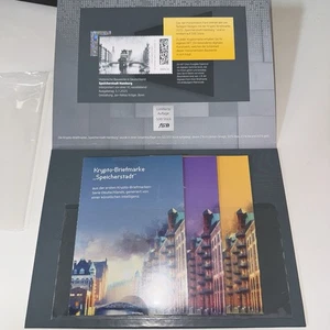 Briefmarke Speicherstadt Hamburg 4er Presentation Pack - Geöffnet / Ohne Pink! - Bild 1 von 4