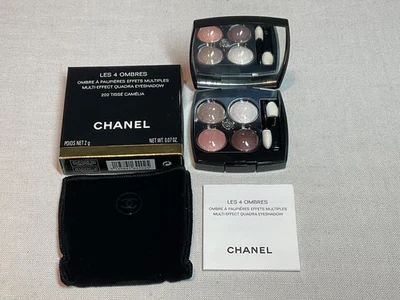 CHANEL Les 4 Ombrés Multi-Effect Quadra Eyeshadow  202 Tissé Camélia New in Box - Image 1 of 4