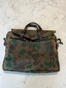 Maletín Original Filson Encerado Sarga Resistente | Camuflaje Arbusto Oscuro | Edición Limitada - Imagen 1 de 13