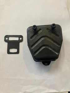 Used Homelite / Ryobi / MTD Trimmer Muffler 791-182066 with Gasket & Screws - Picture 1 of 2