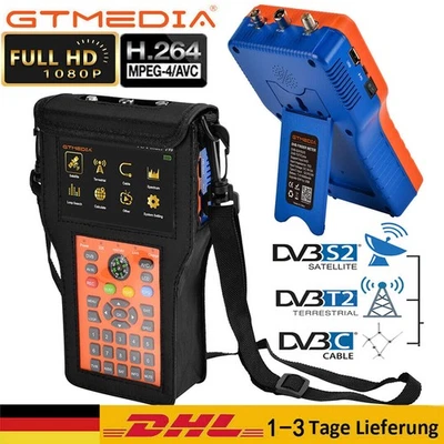 DVB-S2/T2/C HD Satfinder Satellit Terrestrisch Combo TV Signalfinder Messgerät - Bild 1 von 4