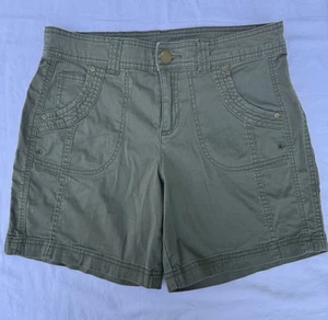 Style & Co oliv-khaki hellbraune Damenshorts Größe 2 - Bild 1 von 4
