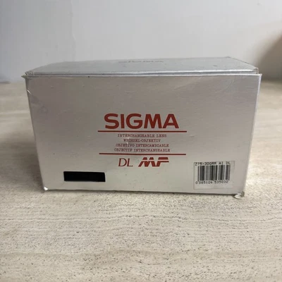 SIGMA DL Zoom 75-300mm 1:4-5.6 Multi Coated Macro Lens for Canon ORIGINAL BOX  - Image 1 of 4