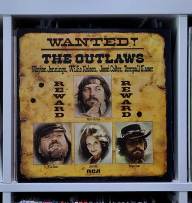 The Outlaws Jennings Nelson Colter Glaser | Wanted! | Vinyl LP | RCA RS1048 1976 - Image 1 of 2