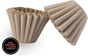 Filtros de café de cesta para 1-4 tazas, papel de filtro marrón biodegradable - Imagen 1 de 7