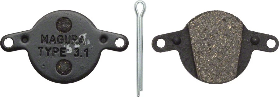 Pastillas de freno de disco Magura tipo 3.1 rendimiento orgánico para Louise 2002-2006 y FR Foto 1 de 1