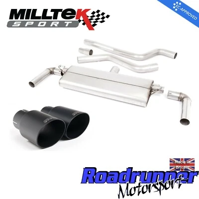 Milltek Auspuff Focus ST MK4 2.3 GPF hinten 3" Anlage schwarz ab 2019 SSXFD302 EC - Bild 1 von 4