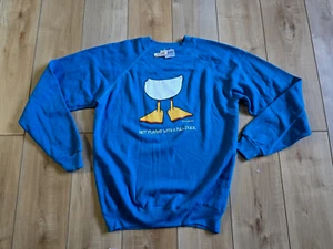 Vintage Hanes NOS John Baron Not Playing with a Full Duck Crewneck Sweatshirt - Picture 1 of 5