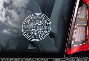 The Beatles - Car Window Sticker -Sgt Pepper's Lonely Hearts Club Band Drums V03 - Picture 1 of 1