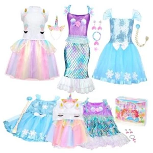 Princess Dress Up Clothes for Little Girls - Princess Dresses for Girls Dress - Picture 1 of 7
