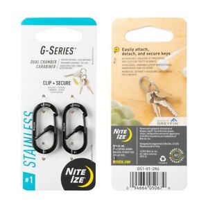 New Nite Ize GS1-01-2R6 G-Series Key Chain