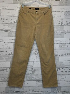 Talbots Heritage Cordhose 12 beige mittlerer Bund gerade Beine - Bild 1 von 13