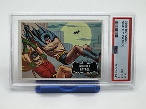 1966 Topps Batman Black Bat Nightly Patrol #14 PSA 4 VG-EX - Picture 1 of 2