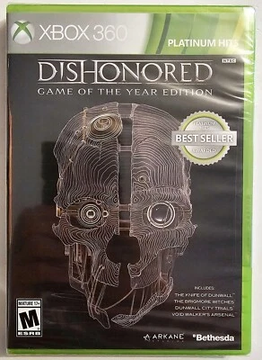 DISHONORED GAME OF THE YEAR EDITION XBOX 360 PLATINUM HITS BRAND NEW  - Image 1 of 3
