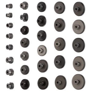 Engranaje de motor de piñón de metal 48P 3,17 mm 13T-45T para piezas de actualización de modelo de coche de radiocontrol - Imagen 1 de 35