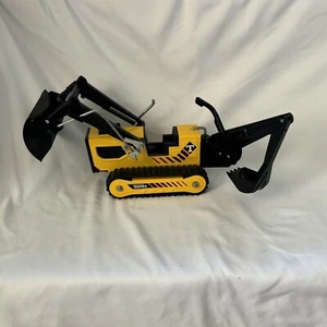 Vintage Tonka T-8 Bulldozer Backhoe, Yellow, Pressed Steel, Used - Bild 1 von 6