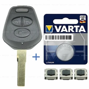 Set alloggiamento di ricambio chiave 3 tasti per Porsche 986 Boxster 911 996 Carrera - Foto 1 di 5