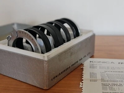 Konishiroku Extension Ring Tube Set for KONICA FS - M317 - Image 1 of 4