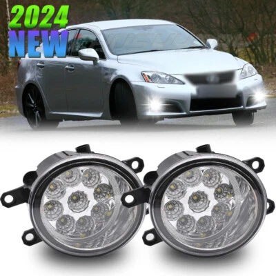 Par de lâmpadas de para-choque dianteiro conjunto de luzes de neblina para Lexus IS F 2008-2013 - Imagem 1 de 4