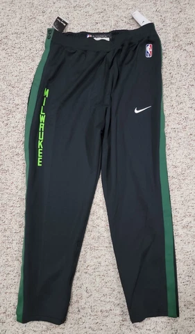 Nike Mens Milwaukee Bucks Player Issue Break-Away Pants DA8128-010 SIZE 3XL Tall Cover