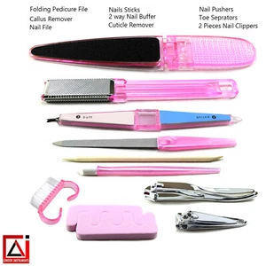 Foot Rasp File Hard Dead Skin Removal Podiatry Nail Cutter Manicure Pedicure Kit - Picture 1 of 3