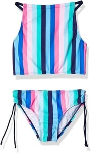 Kanu Surf Girls Daisy Upf 50Beach Sport Halter Tankini 2-Piece Swimsuit Size 12 - Picture 1 of 4