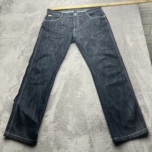 Pantalones de mezclilla South Pole para hombre 36x34 Y2K 4180 holgados relajados desteñidos azules sueltos de colección - Imagen 1 de 13