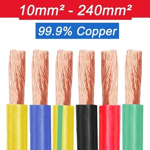 10mm² 16mm² 25mm²- 240mm² Battery / Starter / Inverter / Welding PVC Cable Wire - Picture 1 of 13