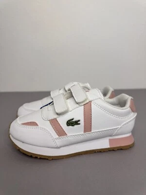 Zapatillas Lacoste Children’s Partner Niños USA 11 Nuevas sin caja Rosa/Blanco Foto 1 de 4