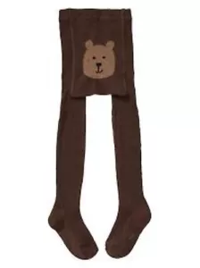 Collant orso maglia cavo GAP nuovo con etichette viso fondo morbido marrone bambino 12 24 mesi - Foto 1 di 3