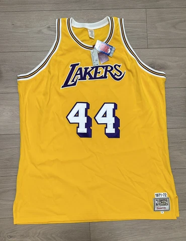 Lakers Jerry West size 56 new authentic Mitchell and Ness Jersey Cover