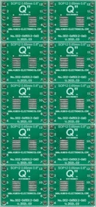 MSOP12, TSSOP12 0.65mm(0.026") to DIP 0.6" - 10 PCS. [UK] - Picture 1 of 1