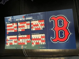 2023 BOSTON RED SOX MLB SCHEDULE MAGNET Fenway opening day promotion SGA 3/30/23 - Picture 1 of 1