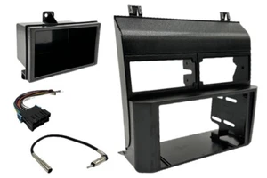 Double ISO DIN Car Stereo Truck Dash Kit, Pocket, Wire Harness & Radio Antenna - Picture 1 of 1