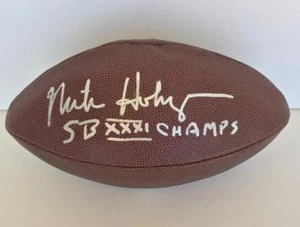 MIKE HOLMGREN Signed "S.B. XXXI Champs" Full Size Wilson Football JSA R91114 - Picture 1 of 1