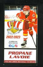 Baie-Comeau Drakkar--2022-23 Pocket Schedule--Coors Light--QJMHL