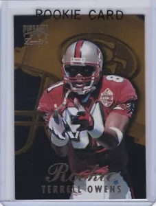TARJETA DE NOVATO TERRELL OWENS San Francisco 49ers Fútbol PINNACLE ZENITH RC - Imagen 1 de 2