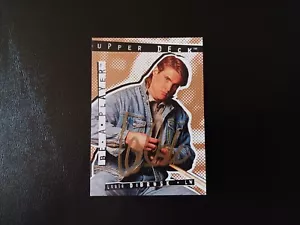 Louie DeBrusk Autographed 1994 Upper Deck Be A Player Oilers Card NHL AUTO - Picture 1 of 2