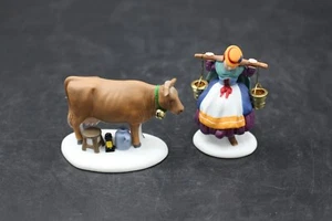 Department 56 Twelve Days of Dickens Village Eight Maids A-Milking - Picture 1 of 7