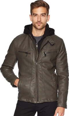 Chaqueta de moto militar Marc New York by Andrew Marc 240068 para hombre talla grande Foto 1 de 3